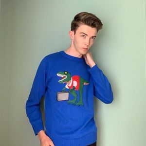 Geeky T-Rex Sweater